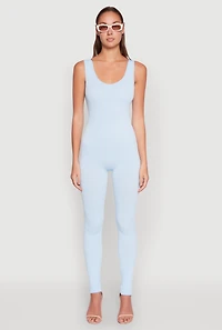 Womens Ribbed Knit Catsuit,