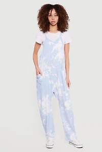 Oversized Tie Dye V Neck Jumpsuit