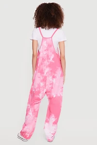 Oversized Tie Dye V Neck Jumpsuit