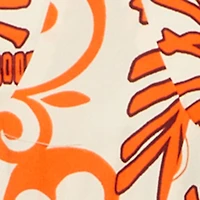 Crepe Knit Patterned Jumpsuit with Tie Waist Belt