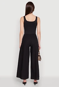 Sleeveless Scoop Neck Jumpsuit