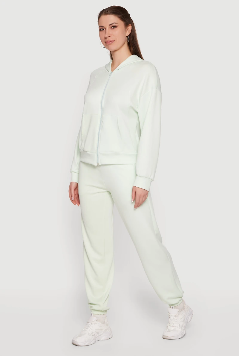Pull On Sweatpants with Elastic Waist