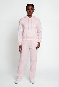 Contrast Trim Pull On Sweatpants