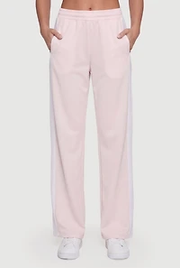Side Stripe Active Pants with Zip Pockets