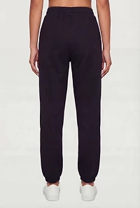 High Waisted Rhinestone Detail Joggers