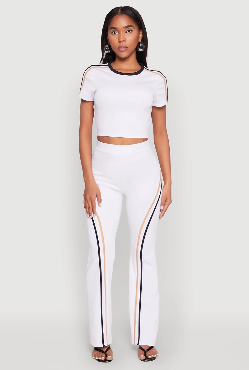 Varsity Stripe Crop Top