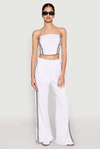 Side Varsity Stripe Tube Top