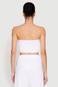 Side Varsity Stripe Tube Top