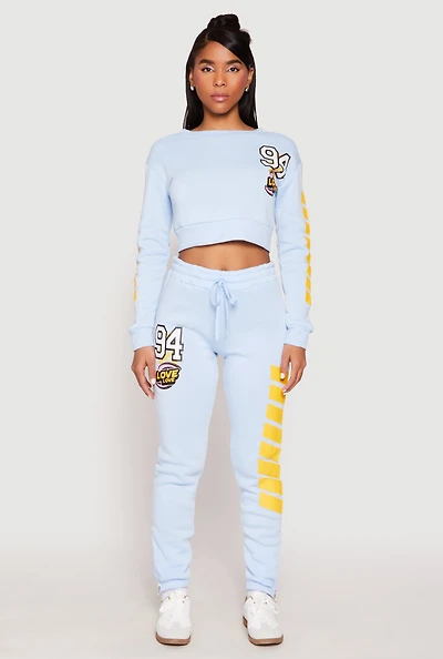 94 Love Zip Hem Sweatpants