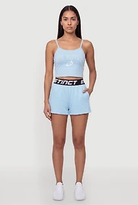 Instinct Graphic Waist Banded Shorts