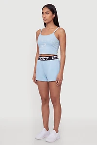 Instinct Graphic Waist Banded Shorts