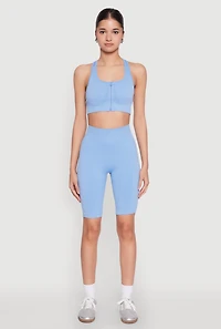 Seamless High Waist Bike Shorts