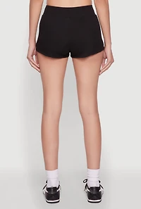 Womens 9 Miami Bike Shorts, Black, Size XL