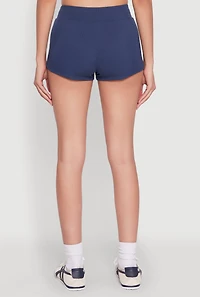 Womens 9 Miami Bike Shorts, Blue, Size S