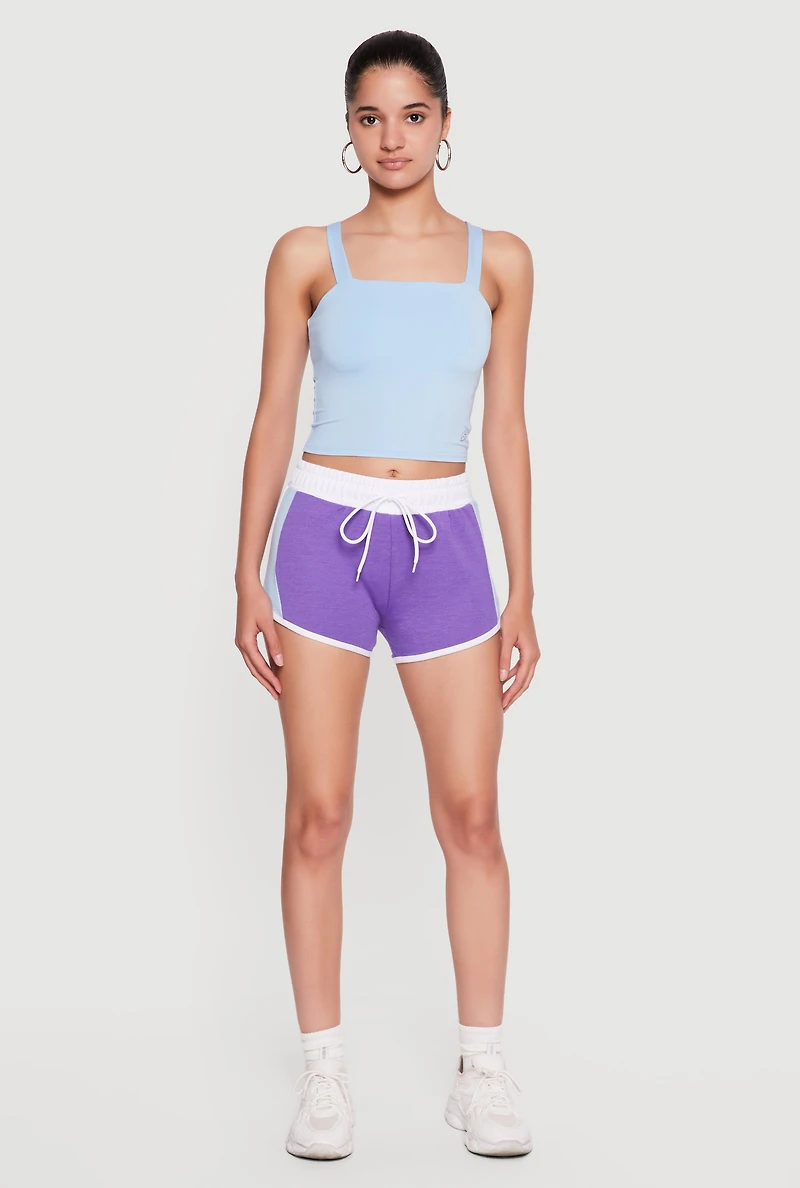 Square Neck Activewear Tank Top