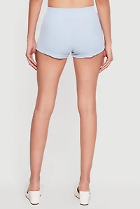 3 New York Graphic Ribbed Knit Shorts