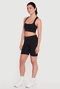 Square Neck Racerback Sports Bra