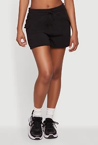 Cargo Sweatshorts with Drawstring Waist