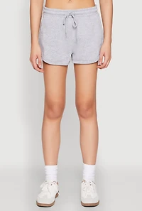 Womens Dolphin Sweatshorts, Grey, Size L