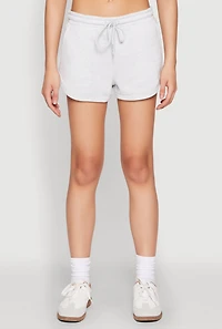 Womens Dolphin Sweatshorts, Grey, Size M