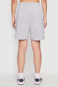 Cargo Pocket Drawstring Sweatshorts