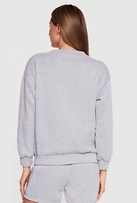 Brooklyn 1989 USA Graphic Crew Neck Sweatshirt