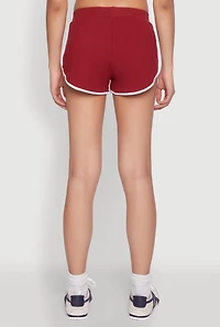 Womens Soft Knit Dolphin Shorts, L
