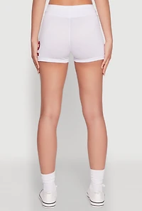 Womens 22 Bike Shorts, White, Size M