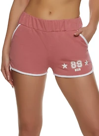 Contrast Trim Dolphin Shorts