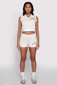 Brooklyn Sleeveless Johnny Collar Top