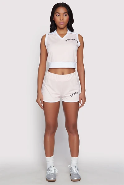 Womens Brooklyn Dolphin Shorts, Pink,