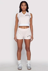 Womens Brooklyn Dolphin Shorts, Pink,