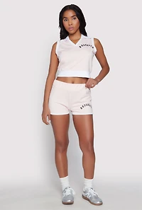 Womens Brooklyn Dolphin Shorts, Pink,