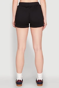 French Terry Bear Graphic Shorts