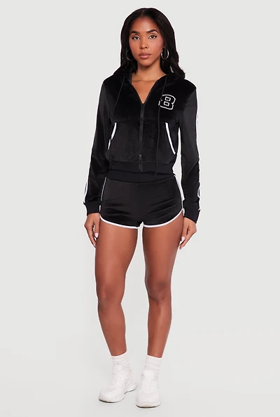 Velour Dolphin Shorts