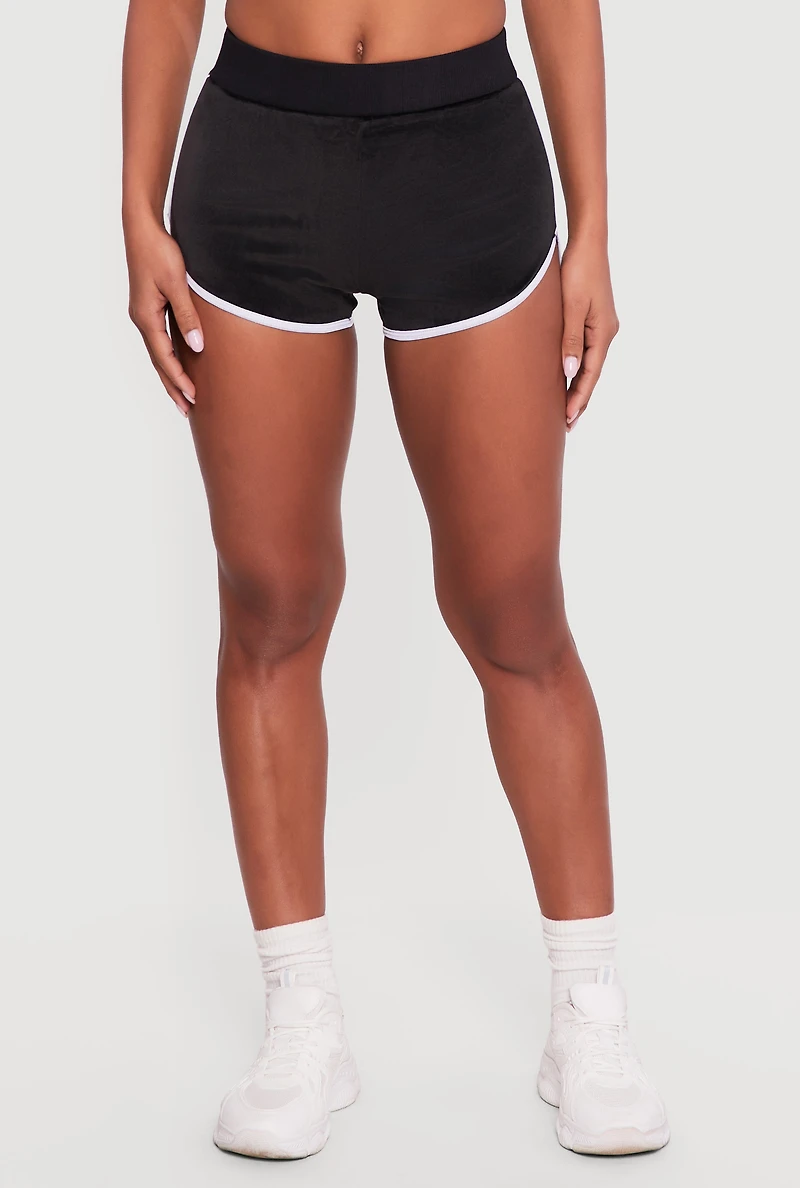 Velour Dolphin Shorts