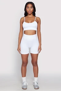 Seamless High Waist Biker Shorts