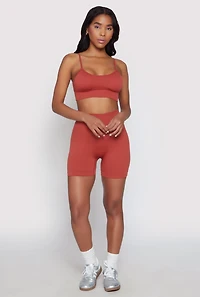 Womens Seamless Cami Sports Bra,