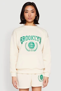 Fleece Brooklyn Graphic Sweatshirt