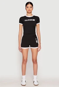 Contrast Trim 23 Graphic Shorts