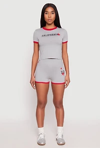 Contrast Trim 23 Graphic Shorts