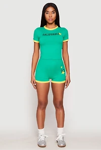 Contrast Trim 23 Graphic Shorts