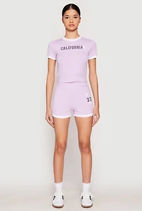 Contrast Trim 23 Graphic Shorts