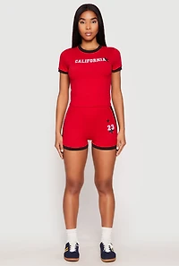 Contrast Trim 23 Graphic Shorts