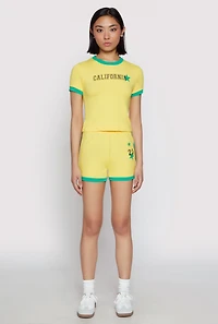 Contrast Trim 23 Graphic Shorts