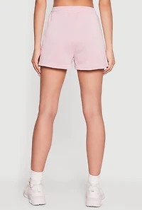 High Waisted Drawstring Sweatshorts