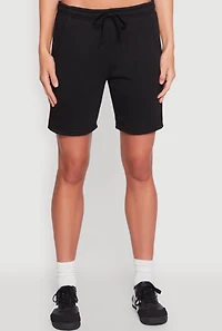 Womens Varsity Stripe Sweatshorts,