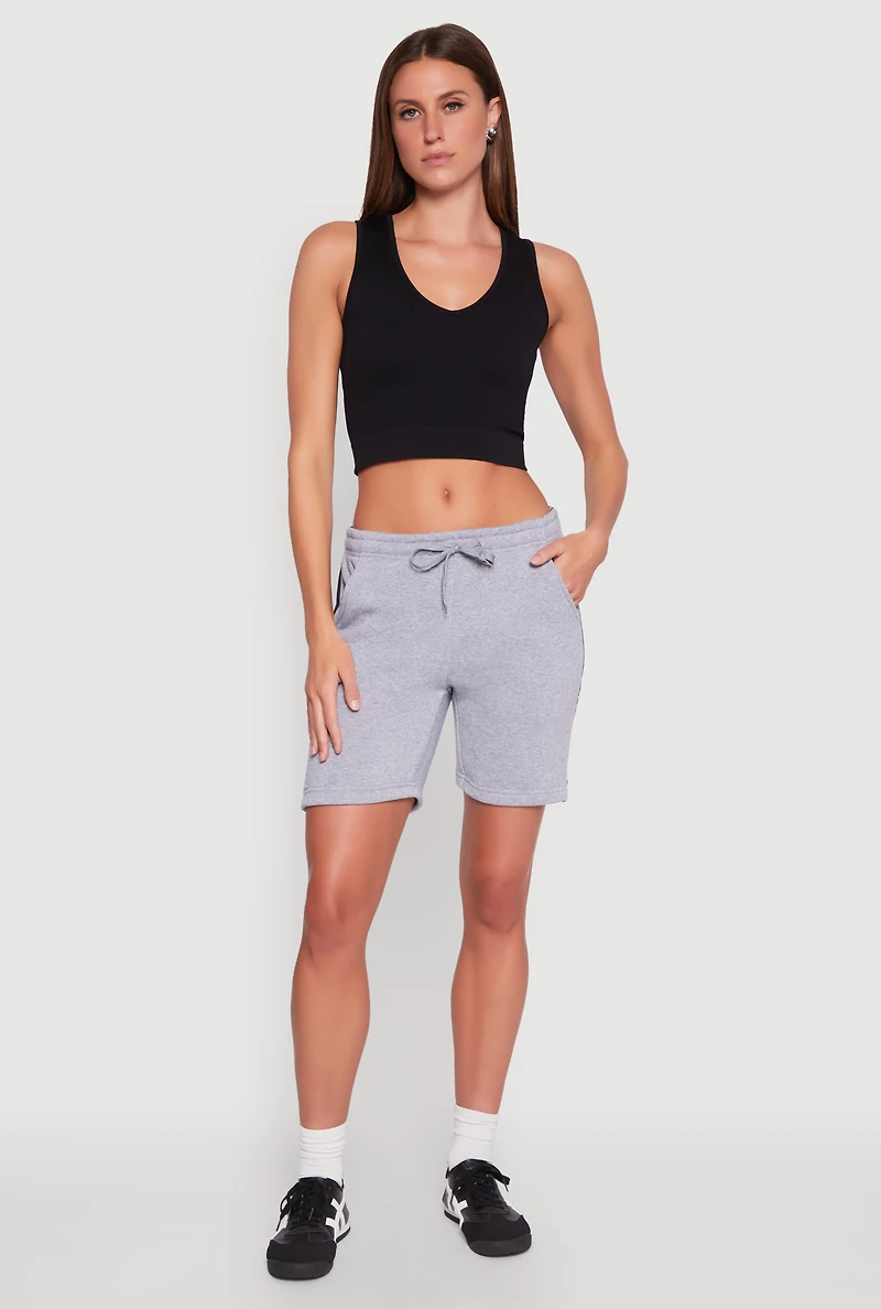 Varsity Stripe Sweatshorts