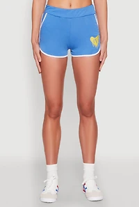 Womens Love Dolphin Shorts,