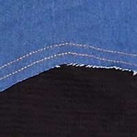 Chambray Pocket Detail Short Sleeve Top